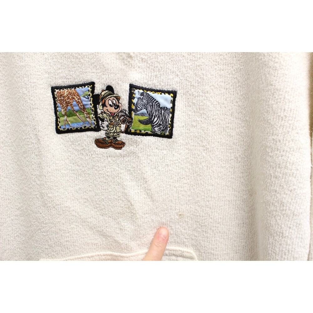 Vintage Walt Disney Mickey Mouse Safari Sweatshirt Small - Picture 3 of 10